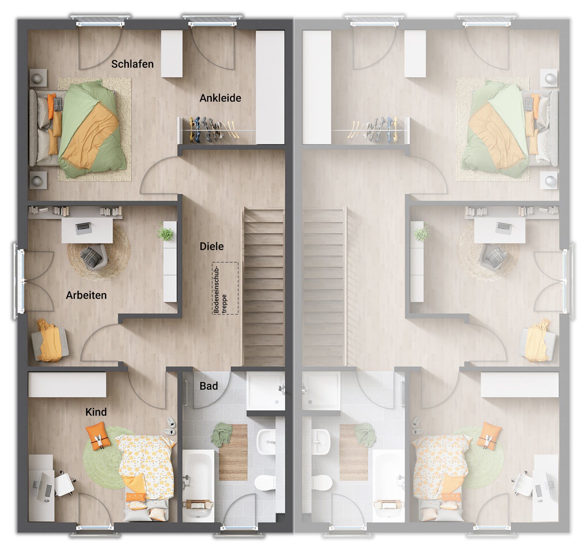 Bild von Doppelhaus Aura