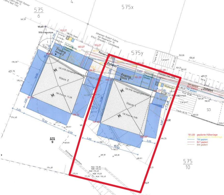 Bild von Baugrundstück für Einfamilienhaus 1 - Am Hegereiter, Cossebaude