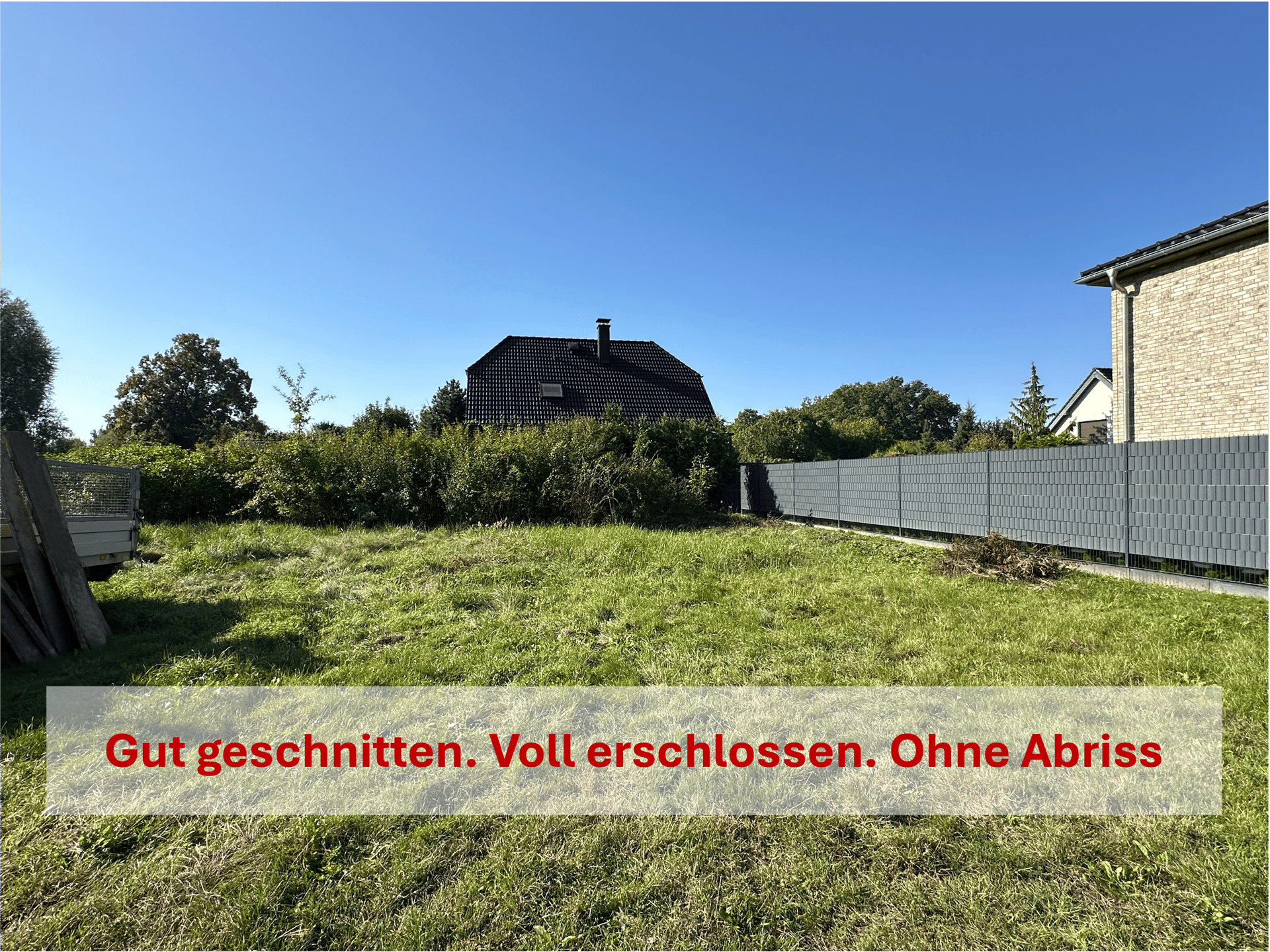 Bild von Baugrundstück im Kirschgarten in Bernau! Ohne Abriss. Voll erschlossen. Provisionsfrei!