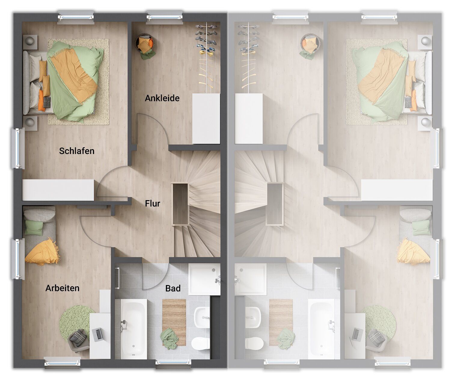 Bild von Doppelhaus Mainz 128