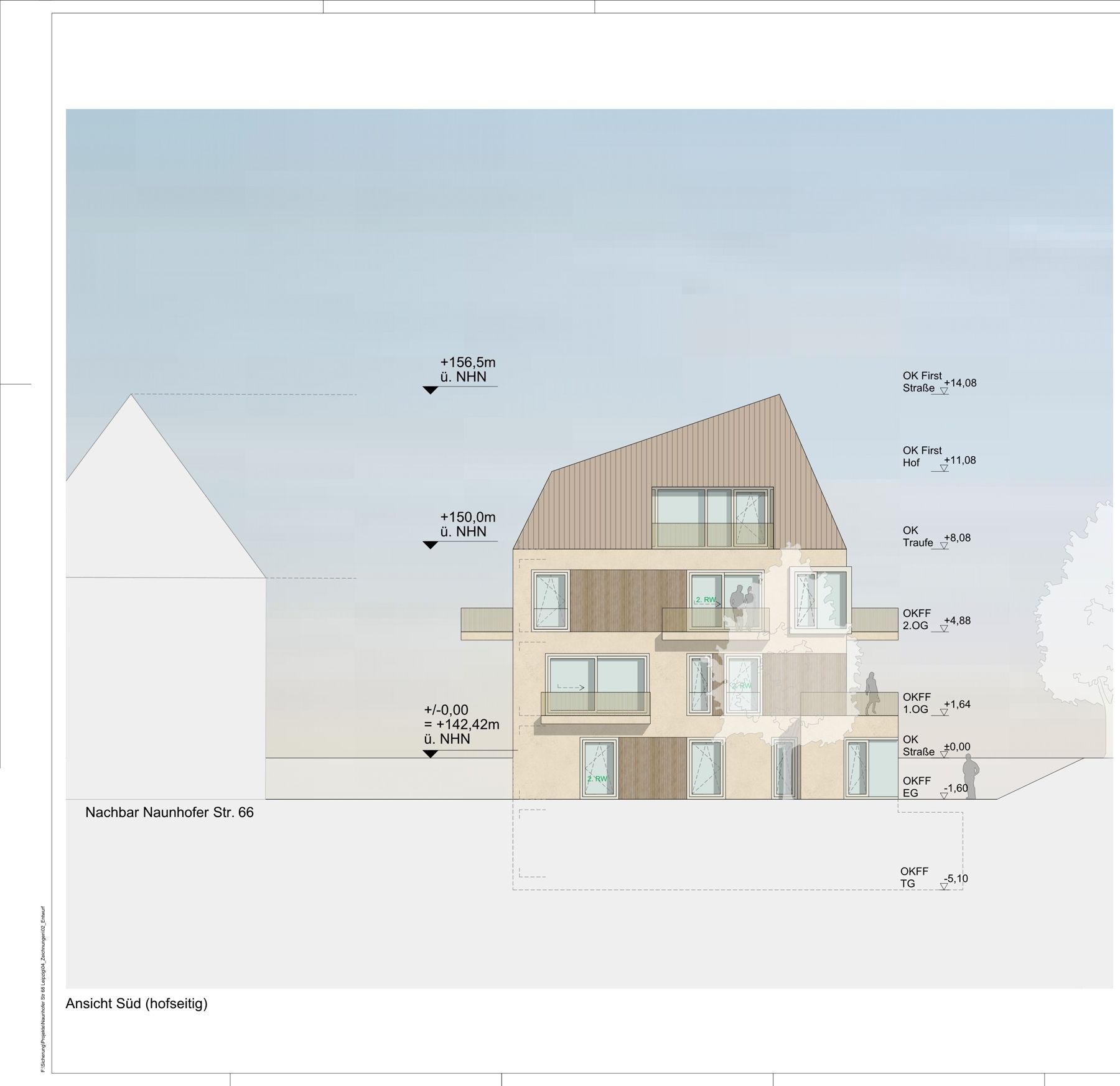 Bild von Bauträgergrundstück in Stötteritzer Villenlage – mit Planung für 14 Eigentumswohnungen