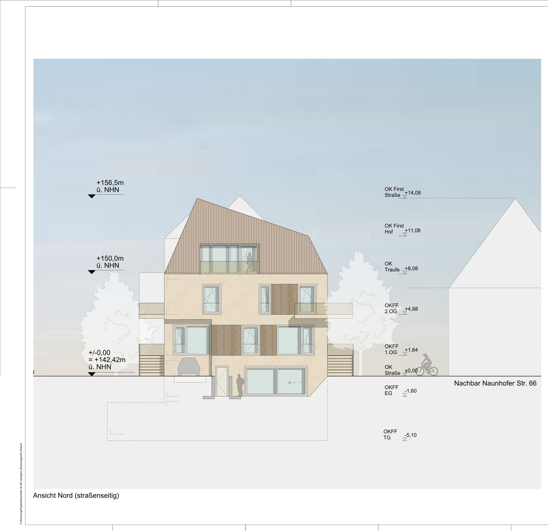 Bild von Bauträgergrundstück in Stötteritzer Villenlage – mit Planung für 14 Eigentumswohnungen