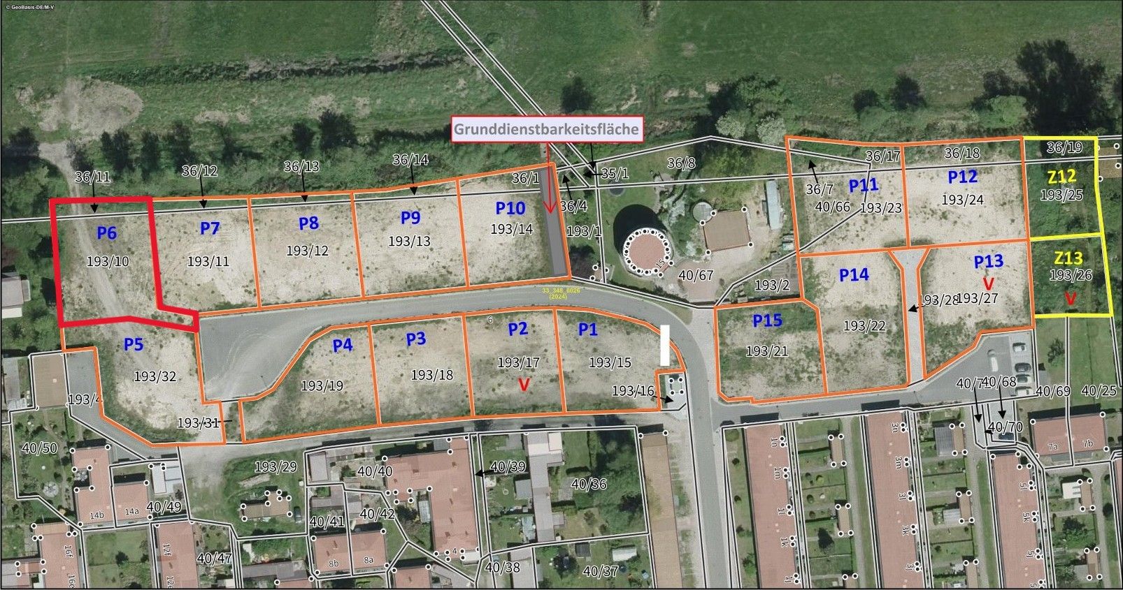 Bild von Grundstücksvermarktung in der Stadt Barth - Parzelle 6