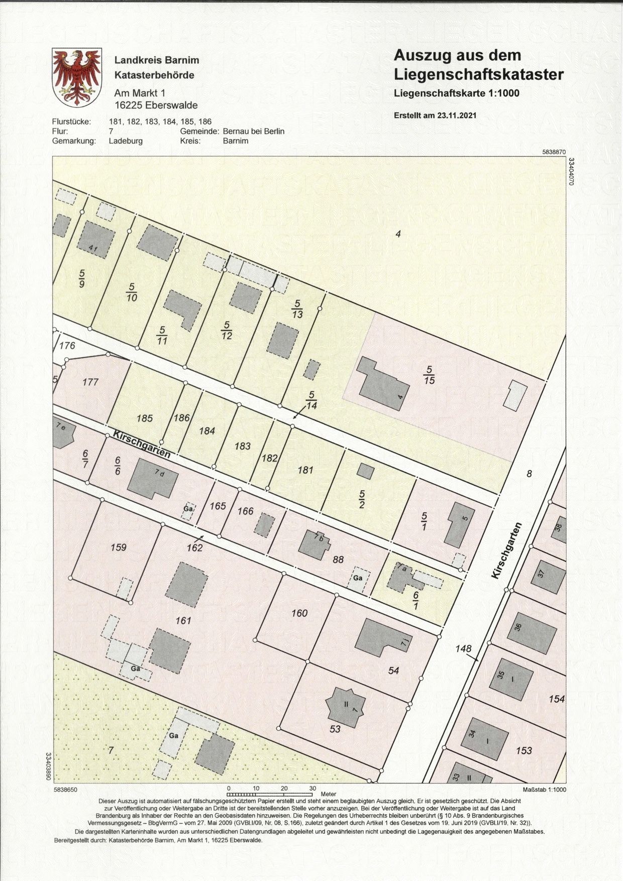 Bild von Provisionsfrei! Letztes Baugrundstück im Baufeld Kirschgarten