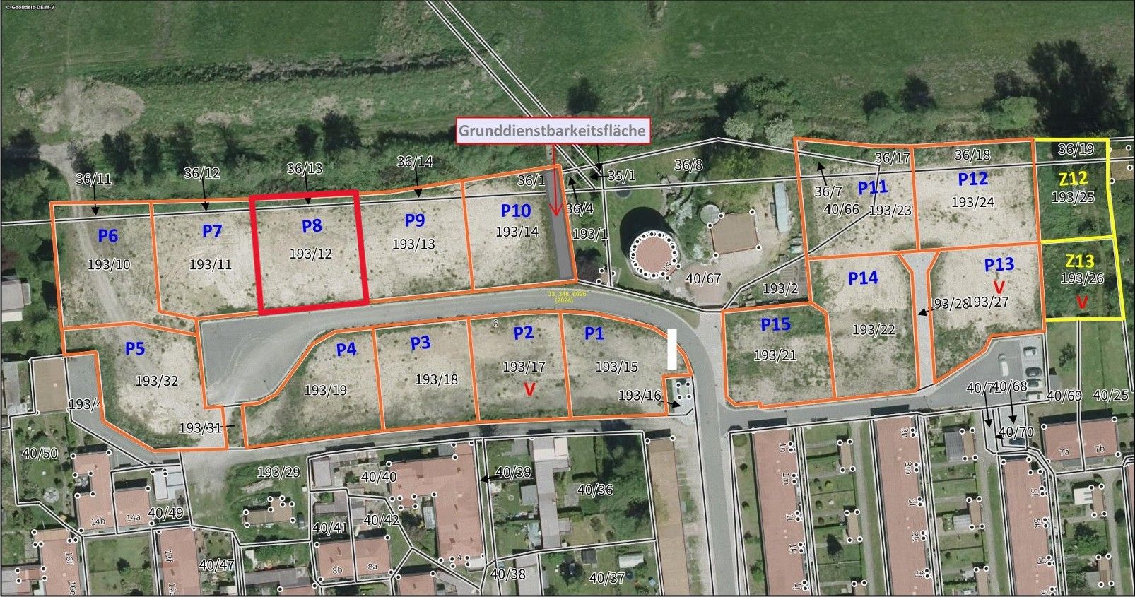 Bild von Grundstücksvermarktung in der Stadt Barth - Parzelle 8