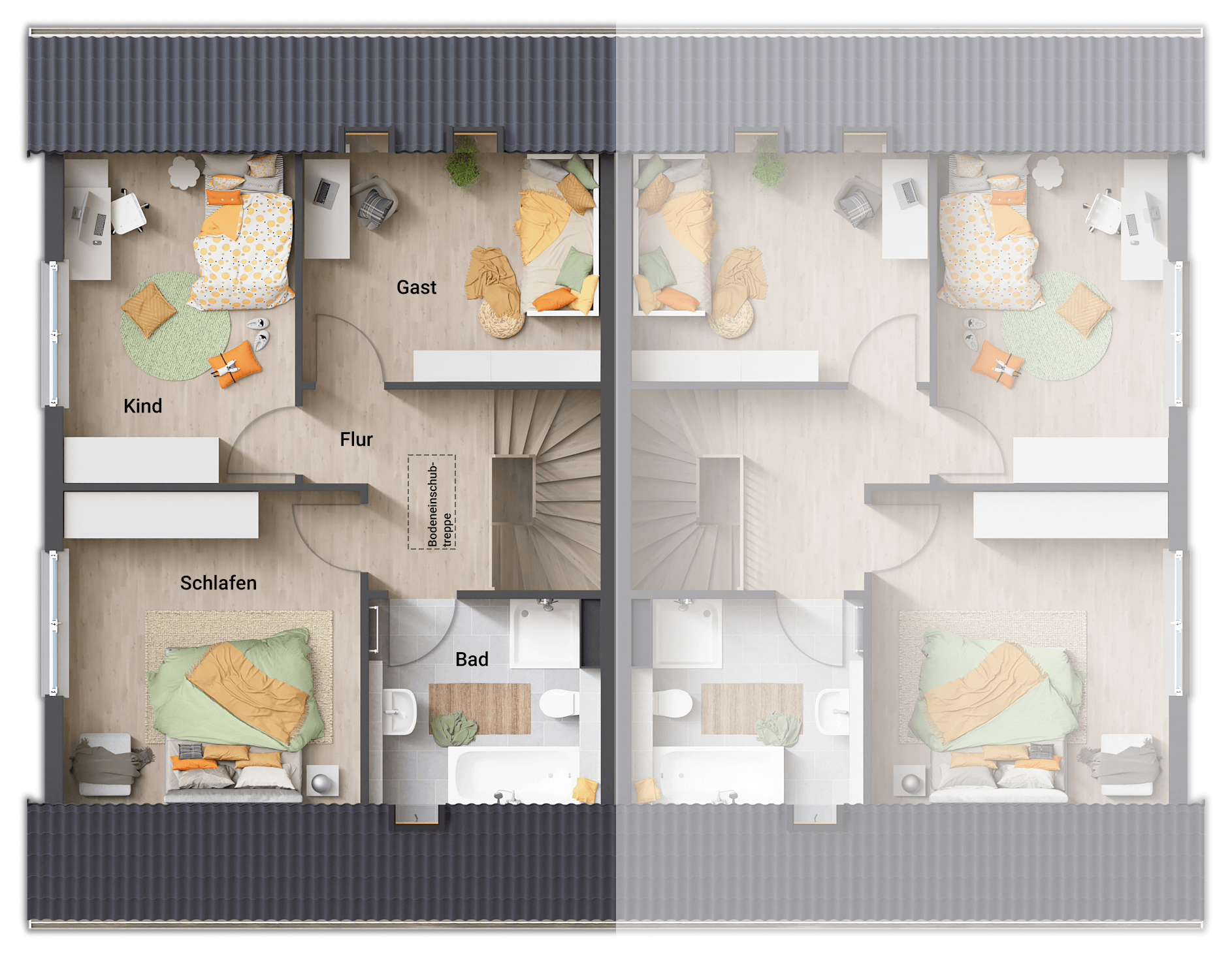 Bild von Doppelhaus Behringen 116