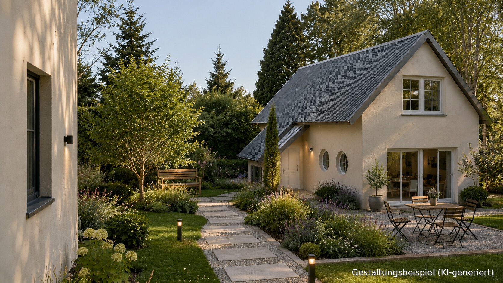 Bild von Schönes Land-Ensemble mit 2 Wohnhäusern auf 6.775  m² Grund in Klein Belitz, Landkreis Rostock