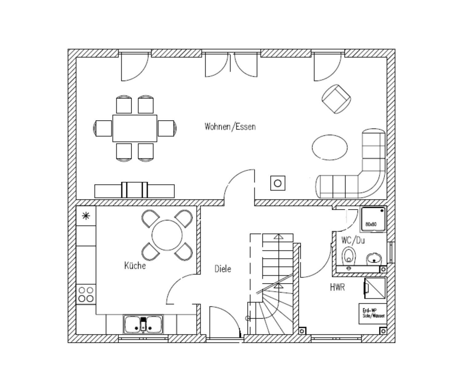 Bild von Flair 125 – individuelles Massivhaus für Familien