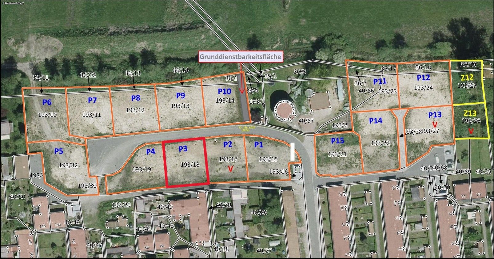 Bild von Grundstücksvermarktung in der Stadt Barth - Parzelle 3