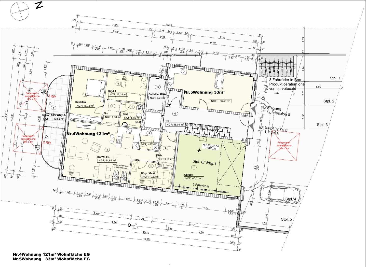 Bild von Baugrundstück 1.300 m² mit Baugenehmigung für MFH (7 WE) – sofort startklar