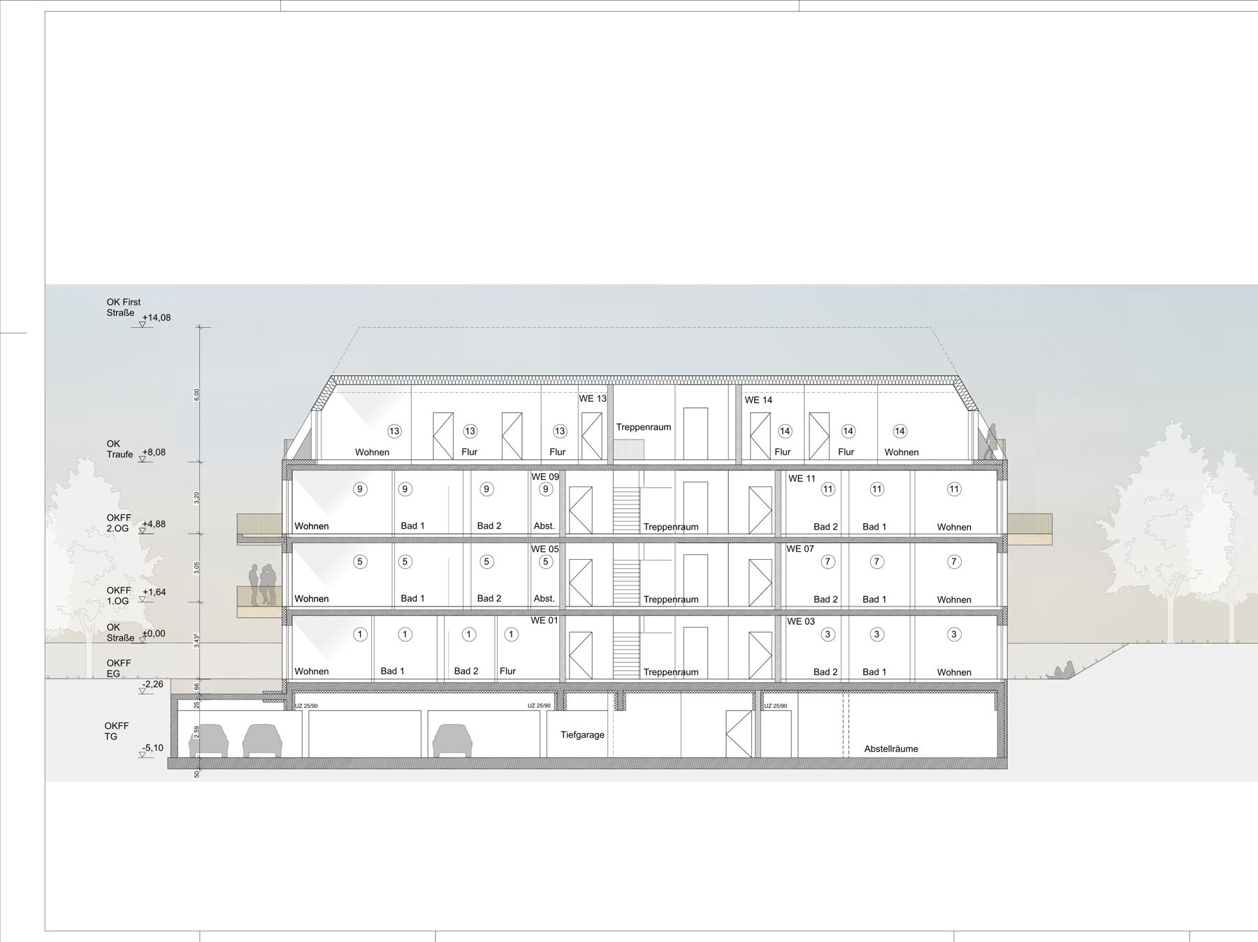 Bild von Bauträgergrundstück in Stötteritzer Villenlage – mit Planung für 14 Eigentumswohnungen