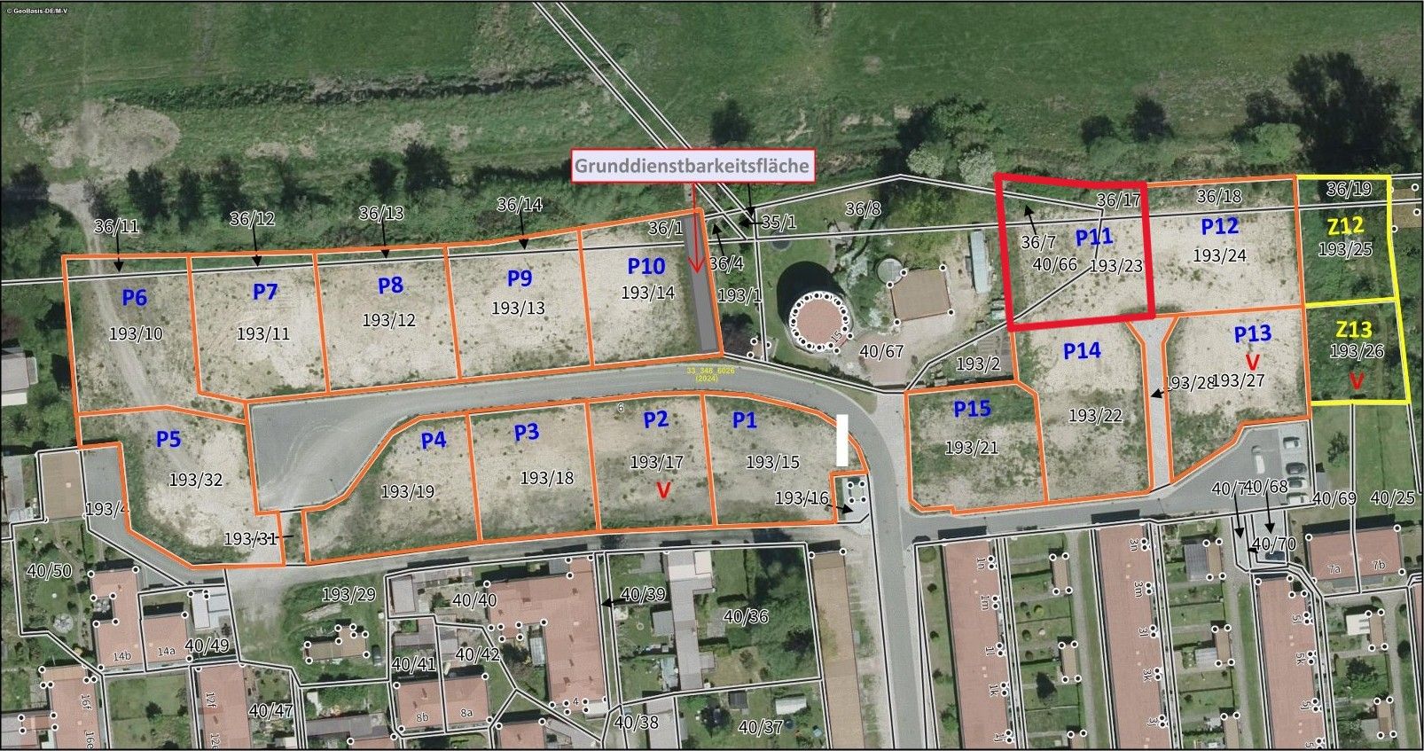 Bild von Grundstücksvermarktung in der Stadt Barth - Parzelle 11