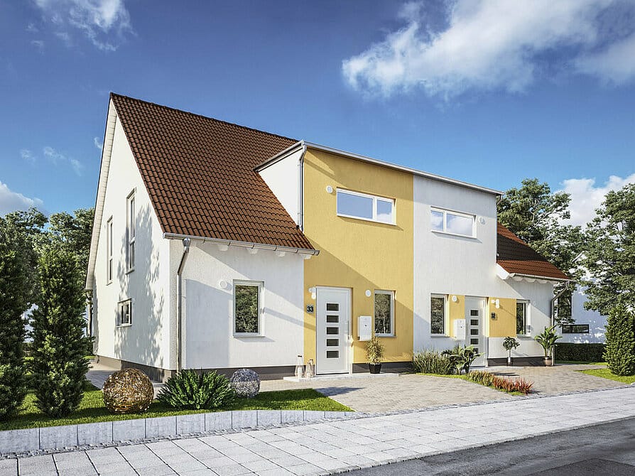 Bild von Doppelhaus Duett 125