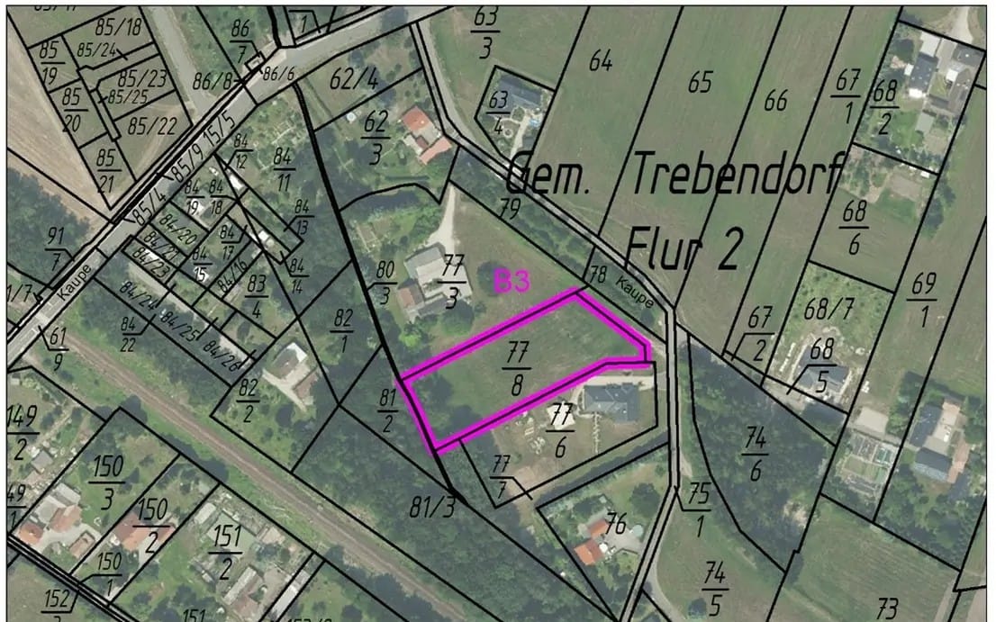 Bild von Baugrundstück B3 in Trebendorf – Kaupe an der Bahn