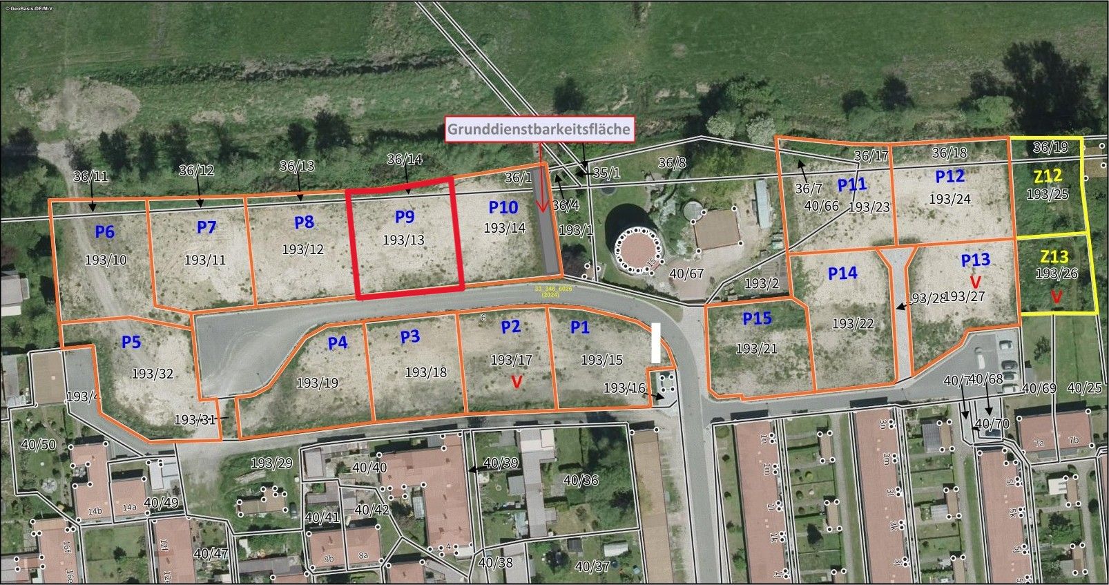 Bild von Grundstücksvermarktung in der Stadt Barth - Parzelle 9