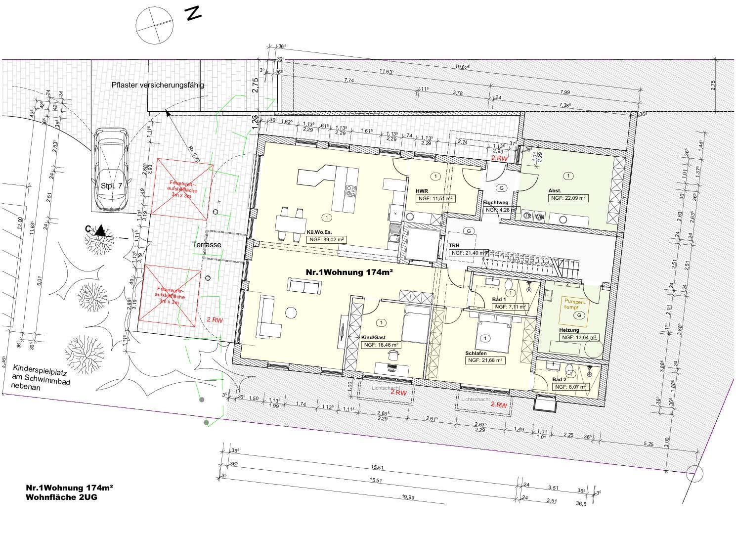 Bild von Baugrundstück 1.300 m² mit Baugenehmigung für MFH (7 WE) – sofort startklar