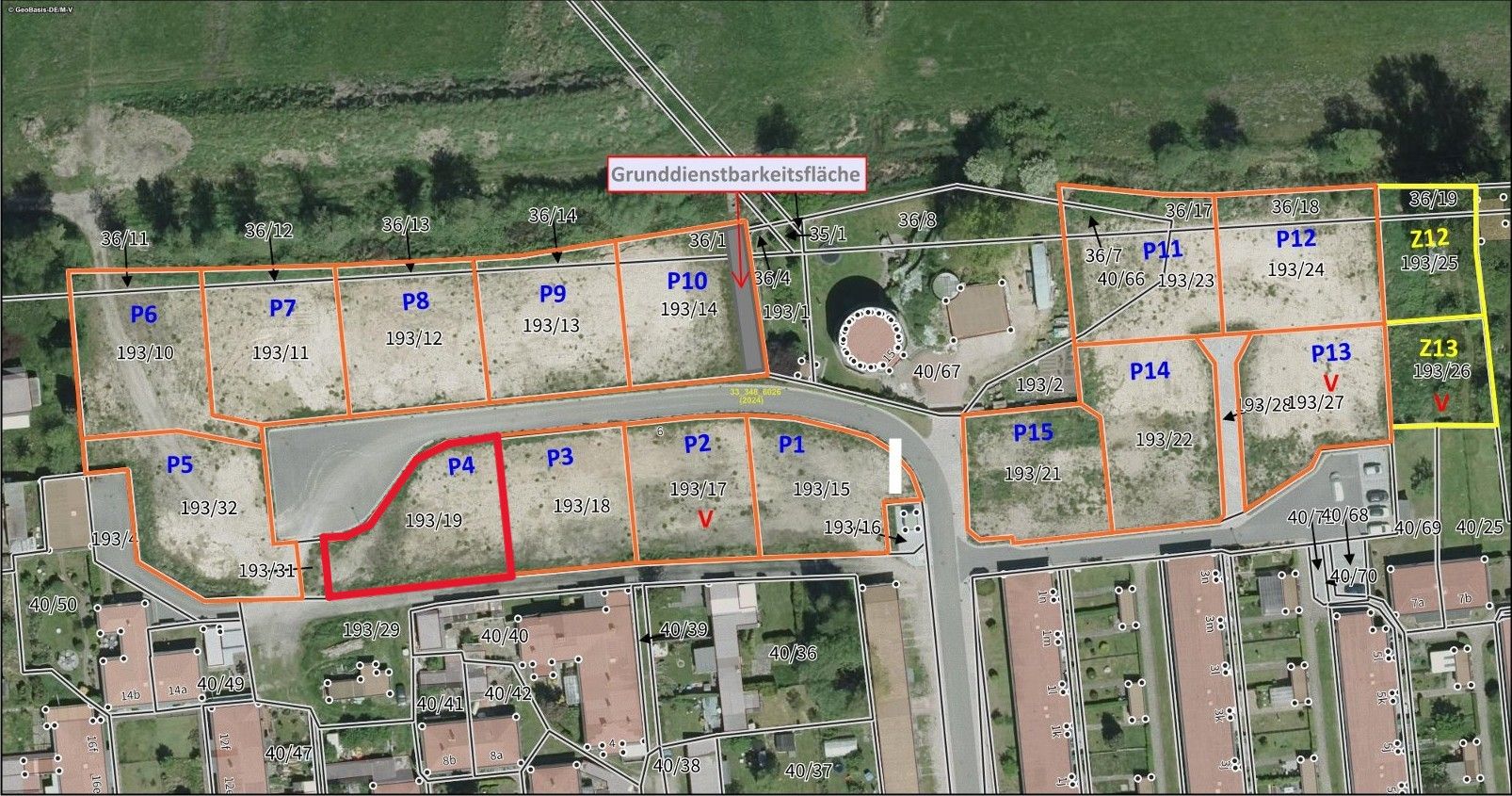 Bild von Grundstücksvermarktung in der Stadt Barth - Parzelle 4