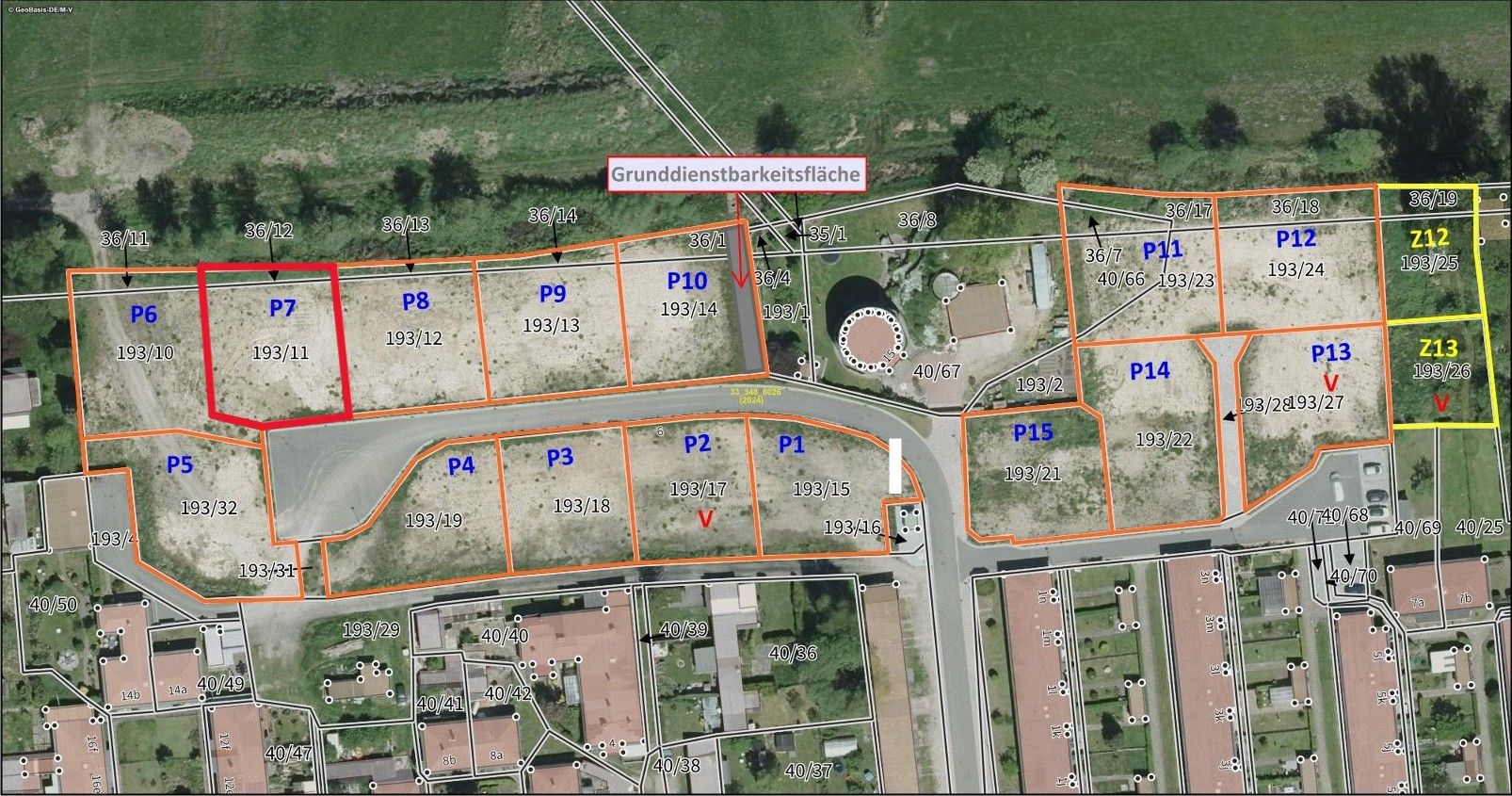 Bild von Grundstücksvermarktung in der Stadt Barth - Parzelle 7