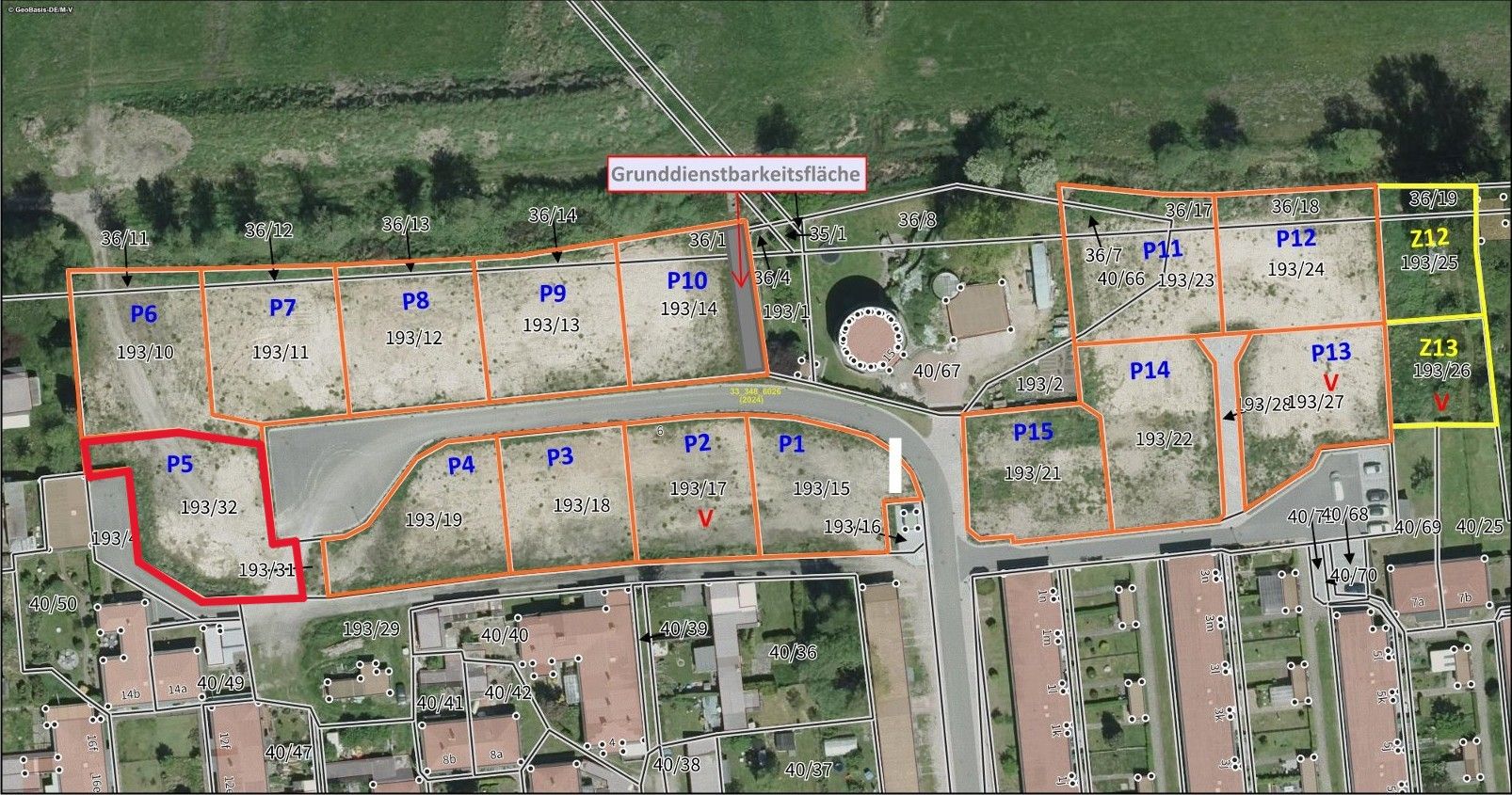 Bild von Grundstücksvermarktung in der Stadt Barth - Parzelle 5