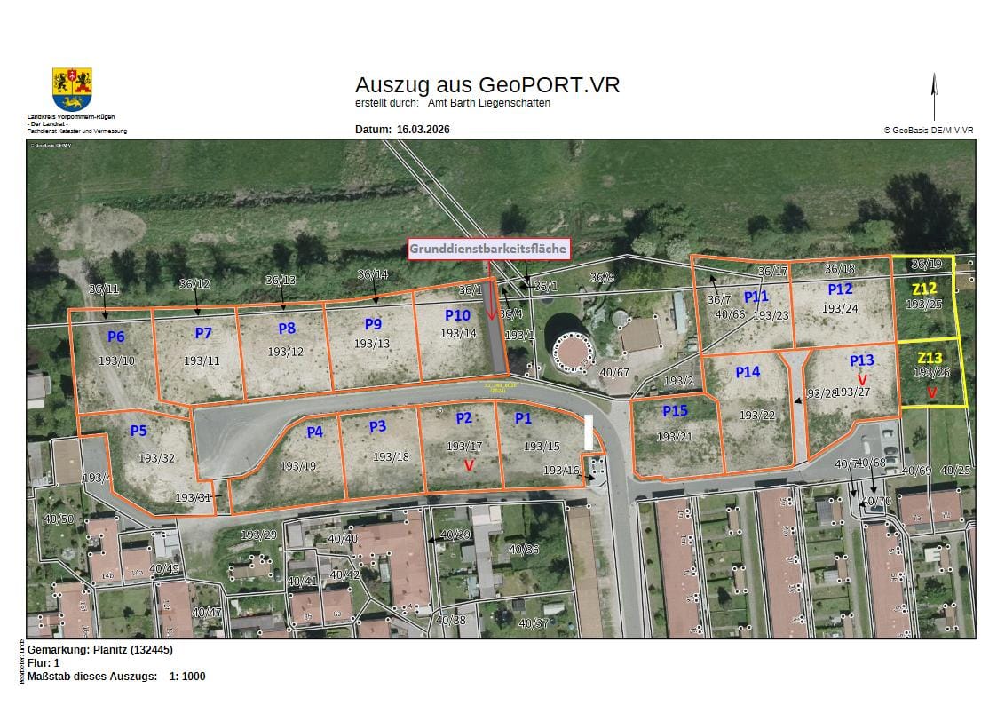 Bild von Grundstücksvermarktung in der Stadt Barth
